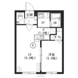 東区役所前駅 徒歩5分 1階の物件間取画像